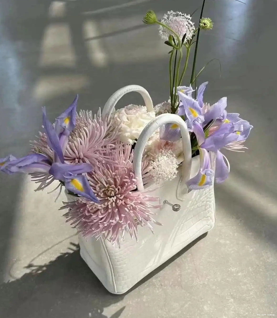 BIRKIN CUSTOM FLOWER BAG VASE 0616